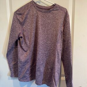 Purple Long Sleeve Athletic Top